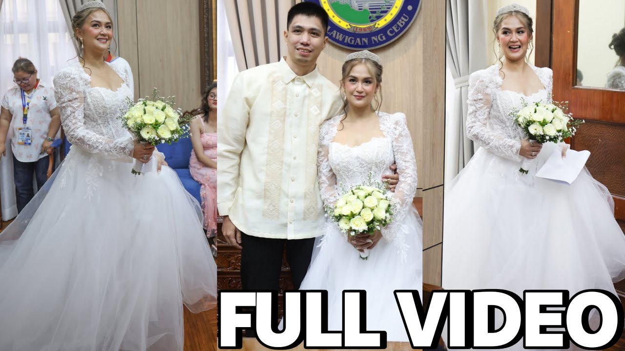 THE CIVIL WEDDING Of Eat Bulaga EBBabes Lian Paz and John Cabahug | Full Video ng Kasal ni Lian Paz