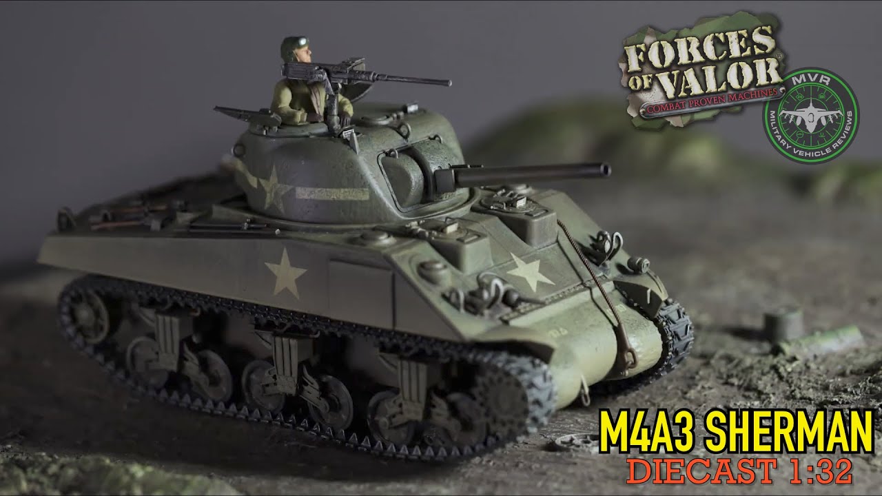 1:32 Sherman Tank M4A3 and M4 (diecast) UNBOXING!