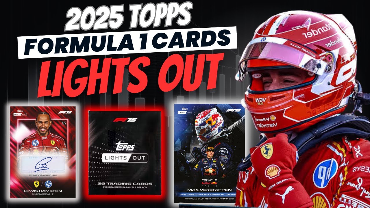 2025 Topps Lights Out Formula 1 F1 Trading Cards Rare Inserts Autographs & Parallels