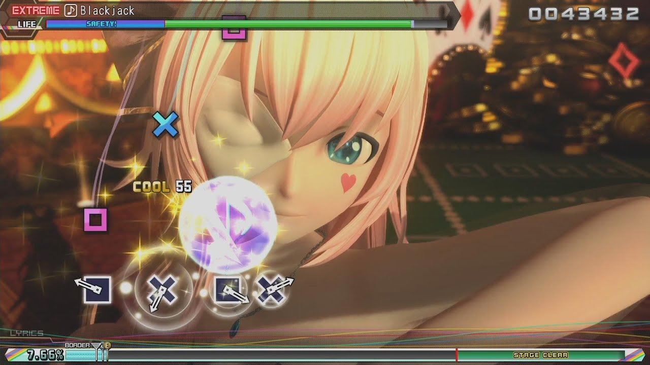 9.5★【巡音ルカ】Blackjack Extreme Perfect 【Project DIVA Future Tone PS4】