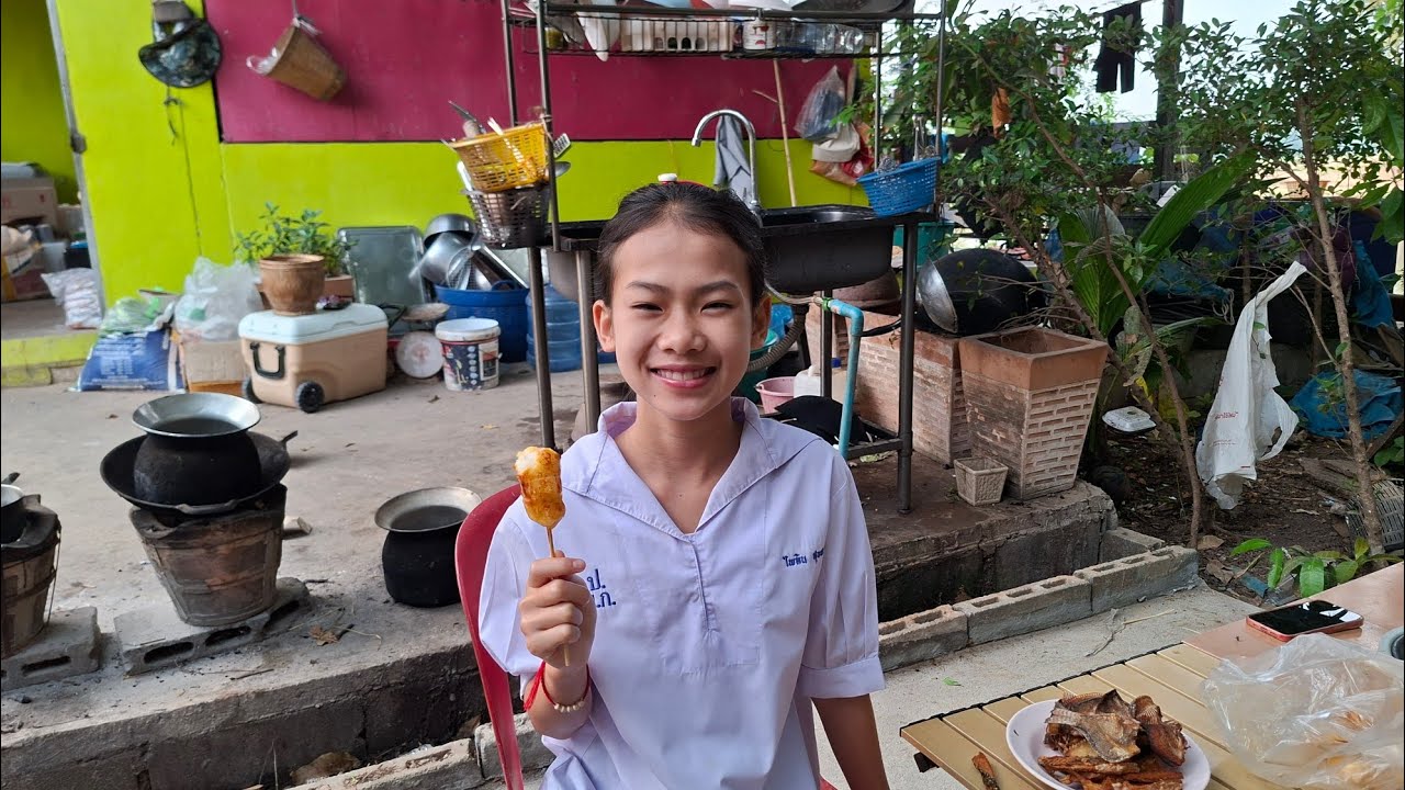 ธิดาลาวเตรียมตัวไปโรงเรียน #เคศรีวิไล #บ้านศรีวิไล #ธิดาลาวศรีวิไล #ศิษย์พี่ 