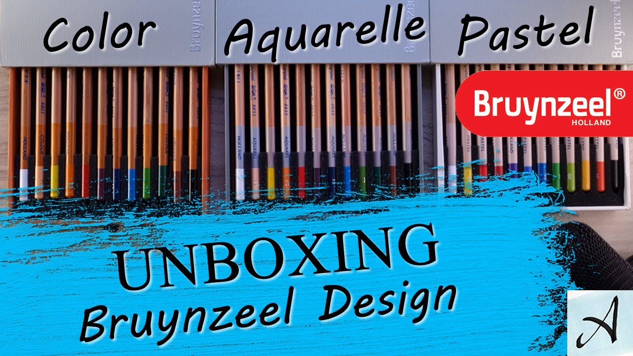 Bruynzeel design - Pastel - Aquarell - Color - Unboxing - Primeras Impresiones Review