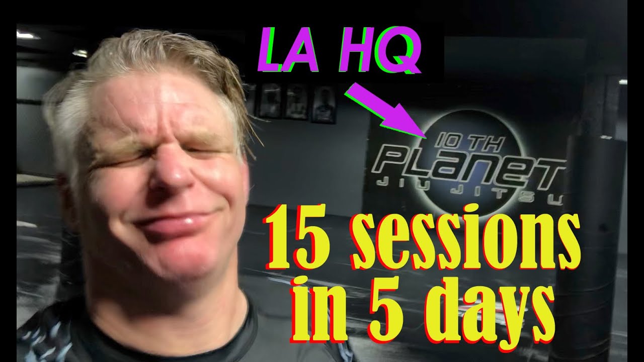 I did 15 sessions in 5 days @ 10th Planet HQ with Eddie Bravo - BJJ NoGi