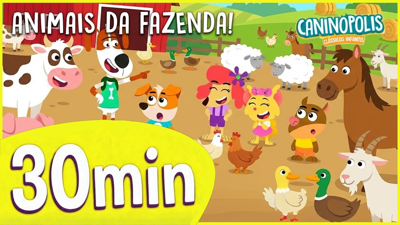 Festa na Fazenda: Animais, Natureza e Diversão ao Ar Livre 🚜 35 Minutos
