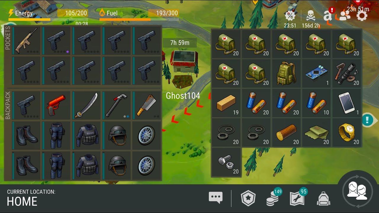 LDOE raid Ghost104 | Reloaded 3x | 12 Guns 😃😃😃