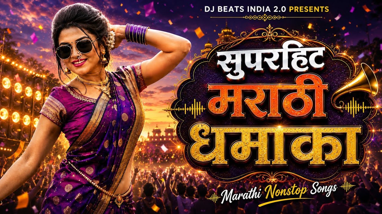 सुपरहिट मराठी गाणी | Marathi Nonstop DJ Songs | Trending Songs 2026 | DJ BEATS INDIA 2.0