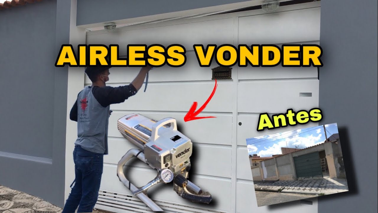 PINTURA DE PORTÃO COM AIRLESS