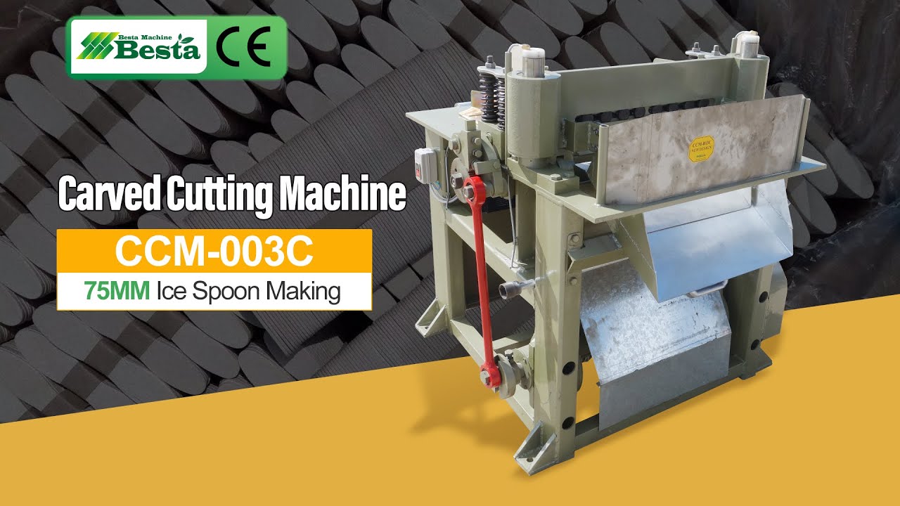 Introduction of wooden ice spoon making machine, ice cream stick production line