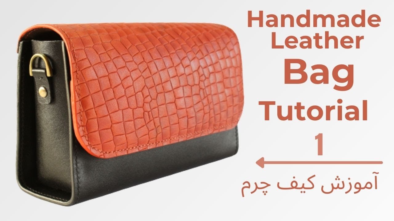 🔴pdf pattern + How to make a handmade leather bag? | crossbody bag | part 1