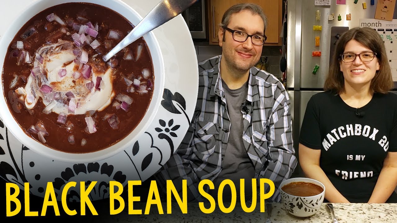 Recipe: Easy Black Bean Soup (Vegan, Oil-Free, Plant-Based)