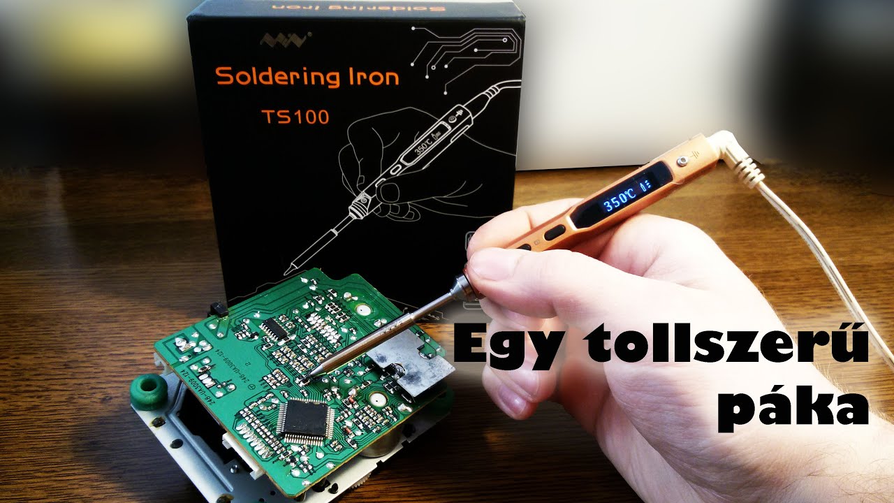 Egy tollszerű forrasztópáka | Miniware TS100 ◆ Eszközteszt
