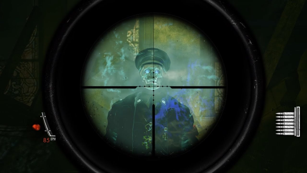 Sniper Elite: Nazi Zombie Army - Boss Battle Occult General (HD)