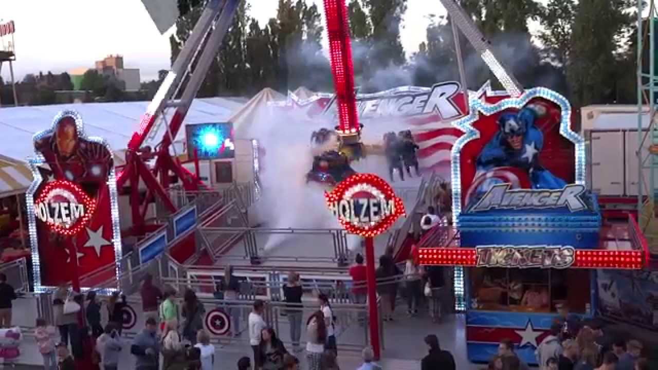 Avenger Holzem Show Video 2014 KMG Inversion Bad Kreuznacher Jahrmarkt 2014 by kirmesmarkus