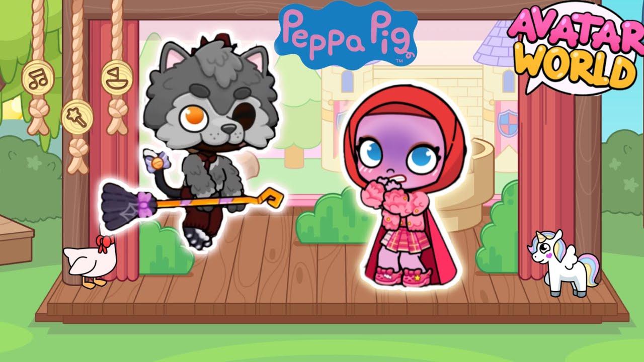 Peppa Pig in Avatar World | little Red Riding Hood