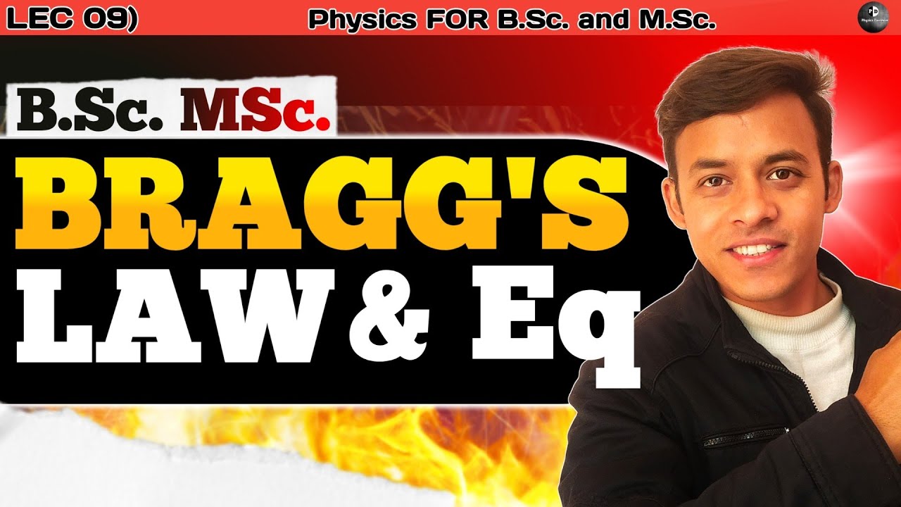 Solid state (Lecture-9),Bragg's law, Bragg's equation