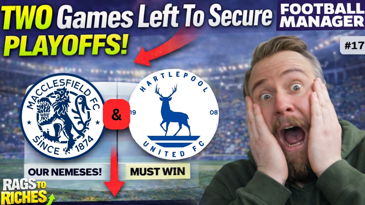 TWO Games Left to Secure the PLAYOFFS… Can Oxford City Do It? #fm26  EP. 17