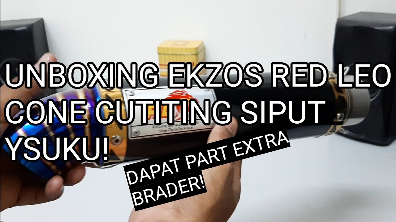 Unboxing EKZOS OPEN RED LEO Y15ZR! | Complete Set + Extra brader!