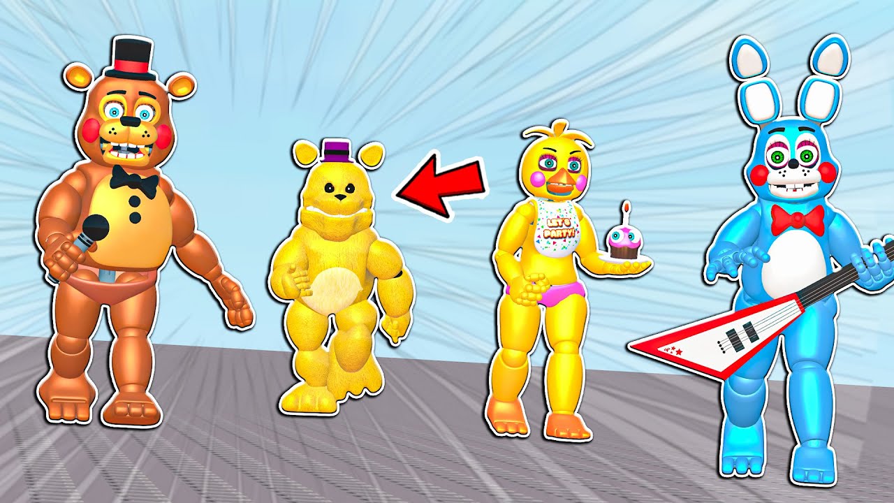 НОВЫЕ БЫСТРЫЕ МОРФЫ ФРЕДБЕРА И ФНАФ 2 ПО ФИЛЬМАМ на базовой пластине Roblox!