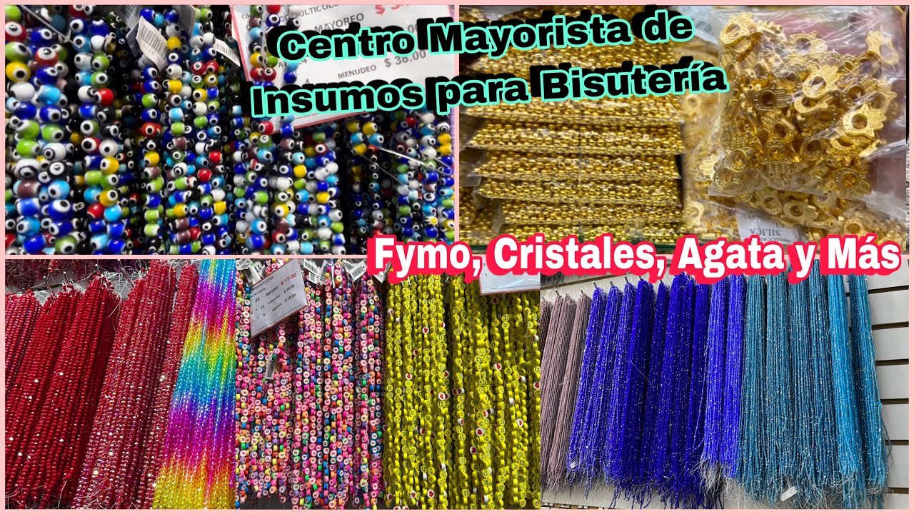 Insumos Para Bisuteria / Dijes, Piedras, Chaquira Centro CdMx