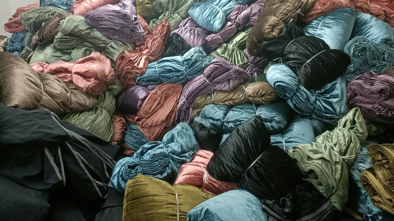 Pure viscose velvet का बहुत गजब का माल !!अभी वेलवेट का माल इतना सस्ताcutpice wholesale market surat 