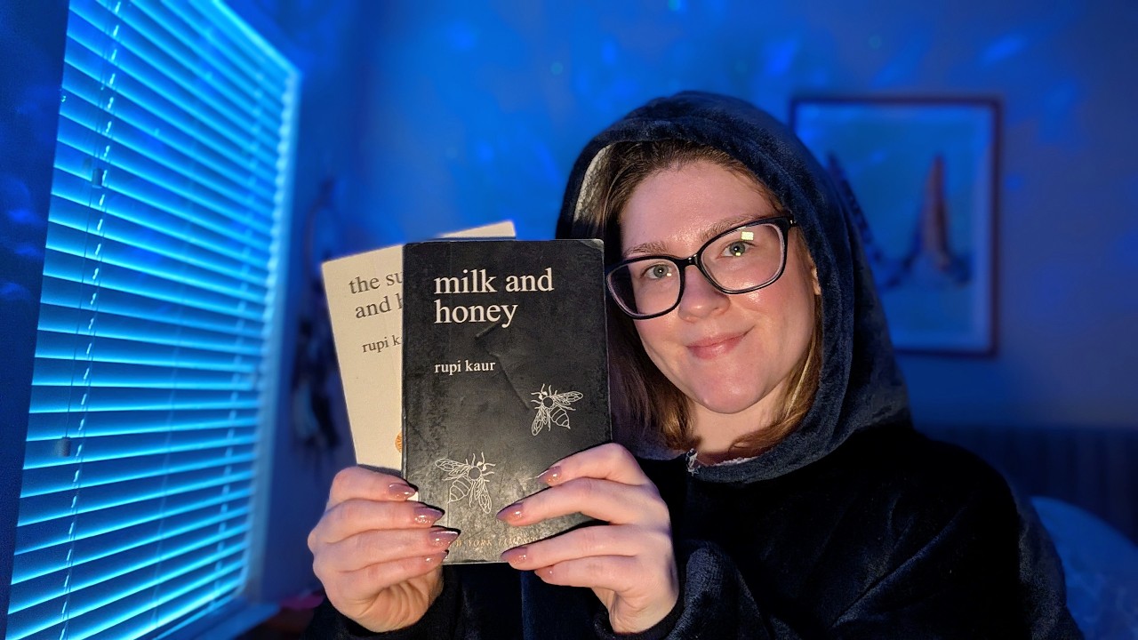 ASMR | Poetry for Rest, Relaxation, and Sleep (whispers, reading, page turning, tapping)