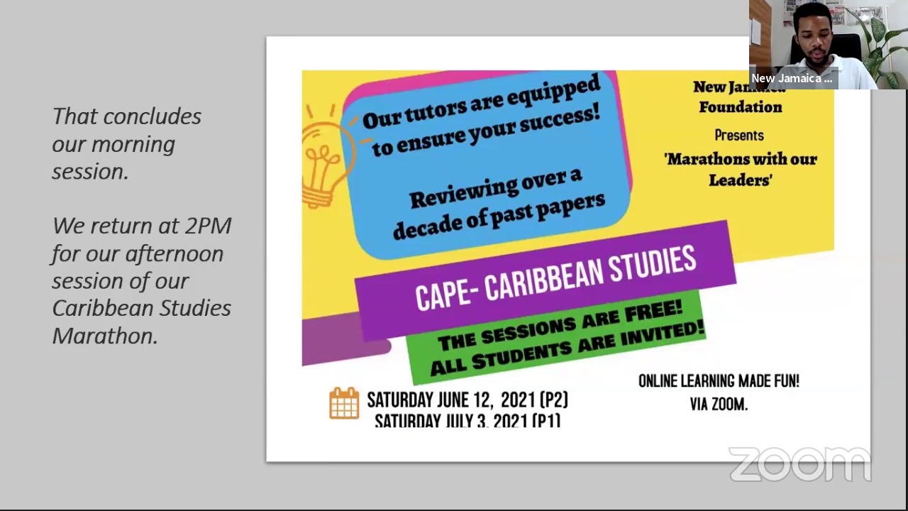 CAPE Caribbean Studies Paper 2 Review Session