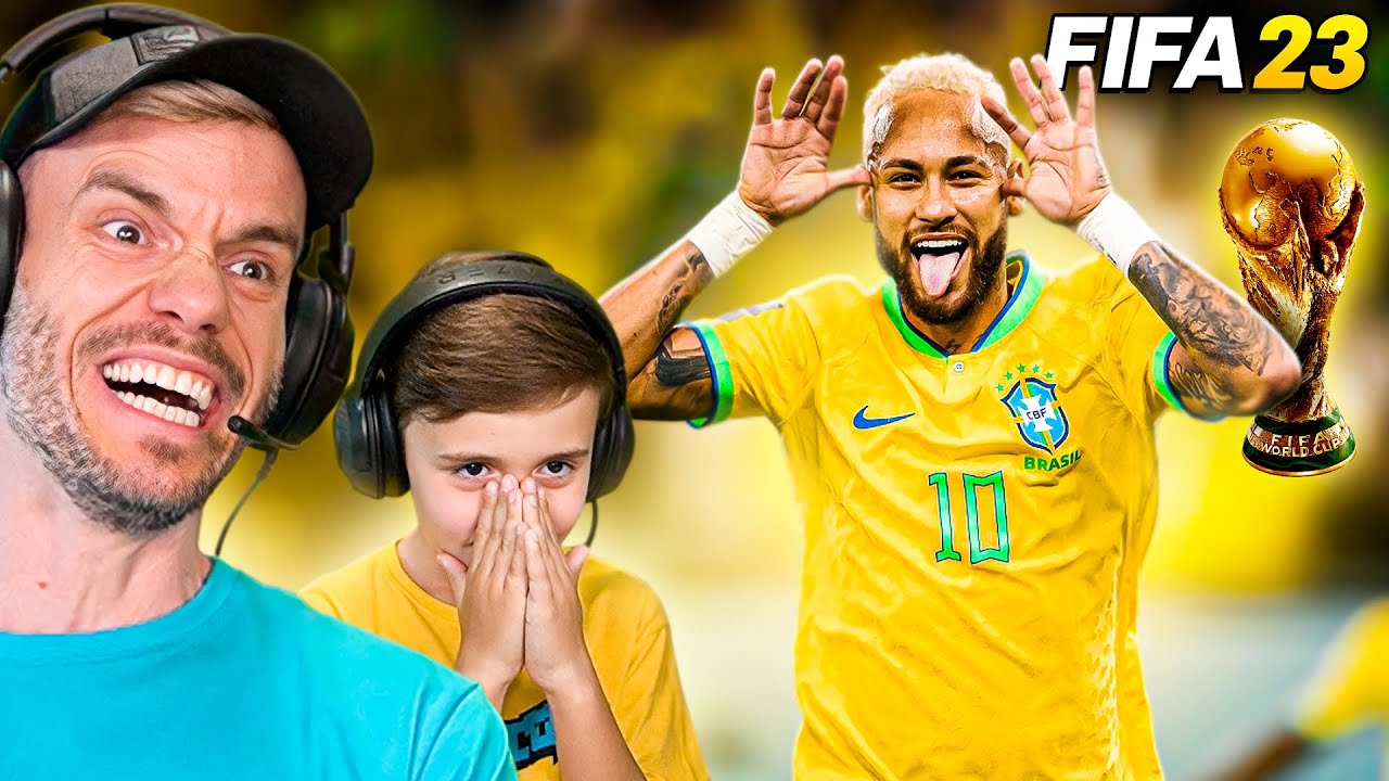 FINAL DA COPA DO MUNDO NO FIFA - BRASIL X FRAN&Ccedil;A - Brancoala Games
