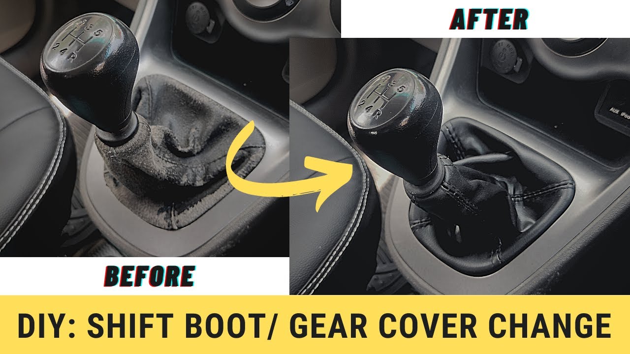 DIY : How to Replace Shift boot / Change Gear lever cover (Hyundai i10)