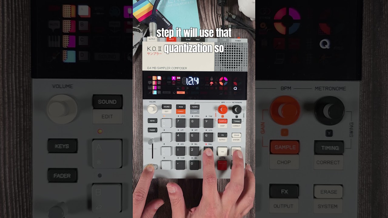 TE KO II &mdash; Как составить последовательность шагов #teenageengineering #sampler #ko2