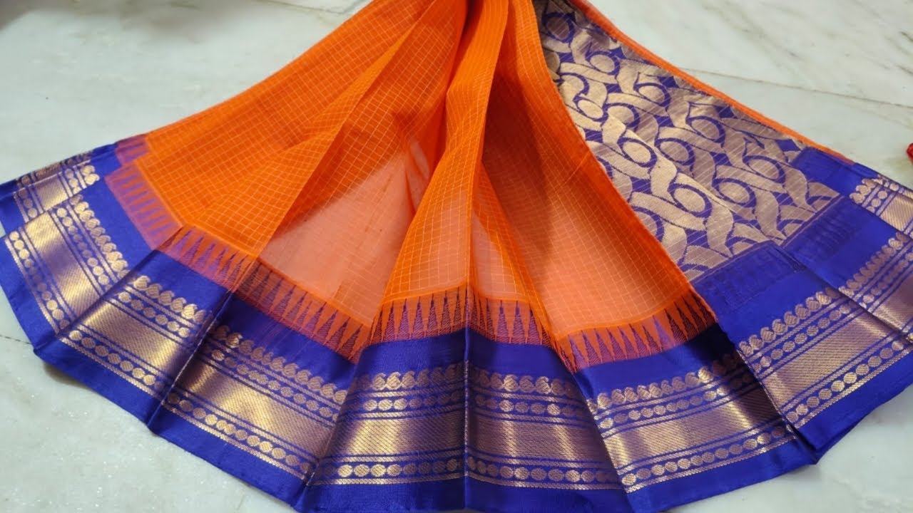 Pure Gadwal Cotton Sarees - ప్యూర్ గద్వాల్ కాటన్ శారీస్ No Blouse 📞 9948793798