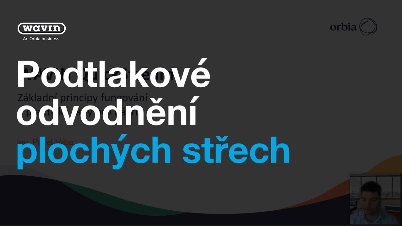 Webin&aacute;ř: Podtlakov&eacute; odvodněn&iacute; střech