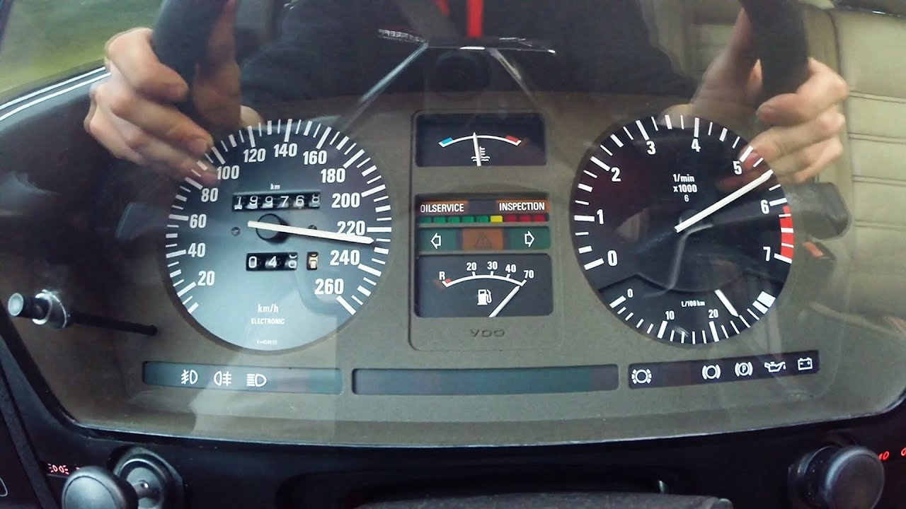 BMW E24 635CSi - 0-230km/h Acceleration