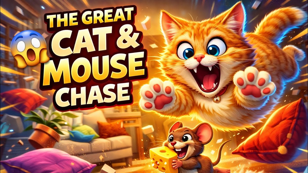 I Can’t Stop Laughing! 😂 The Great Cat & Mouse Chase Gets CRAZY!