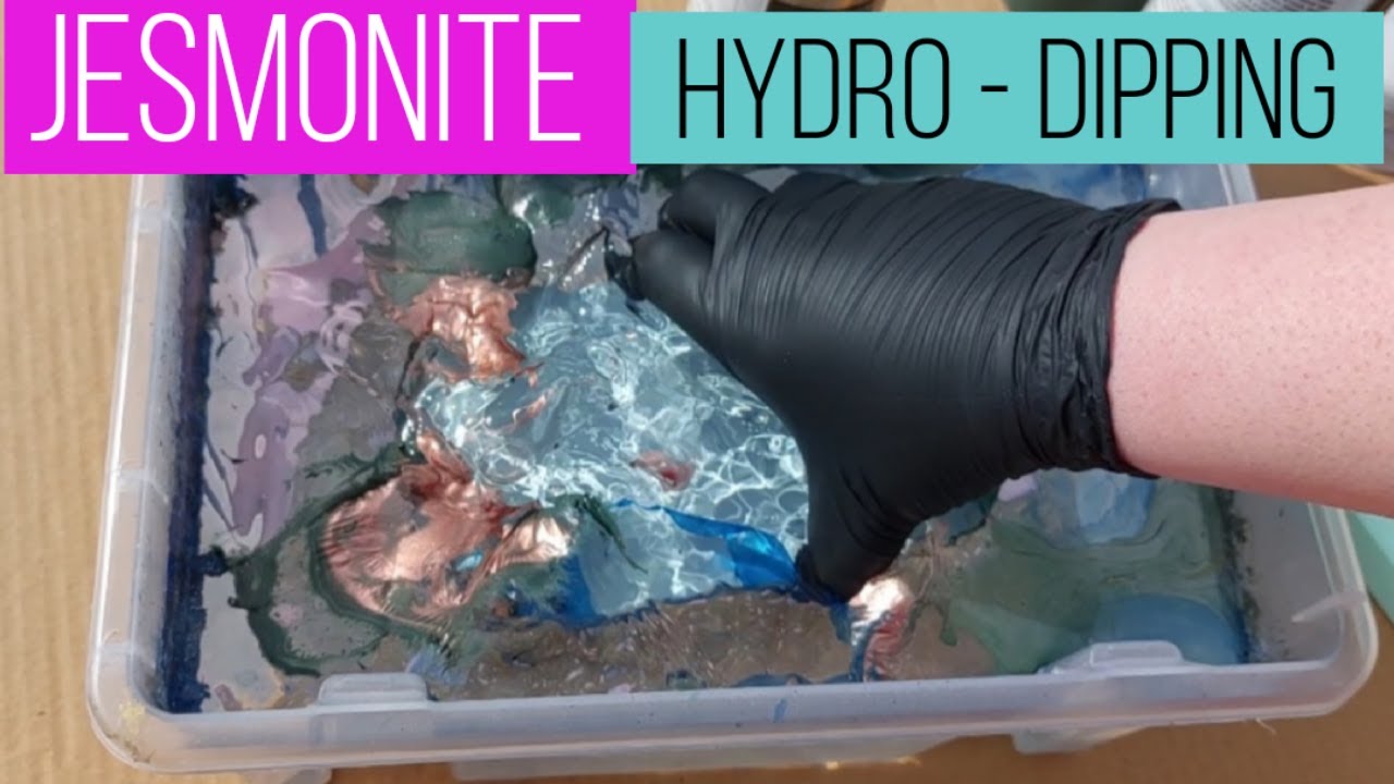 Hydro Dipping with Jesmonite