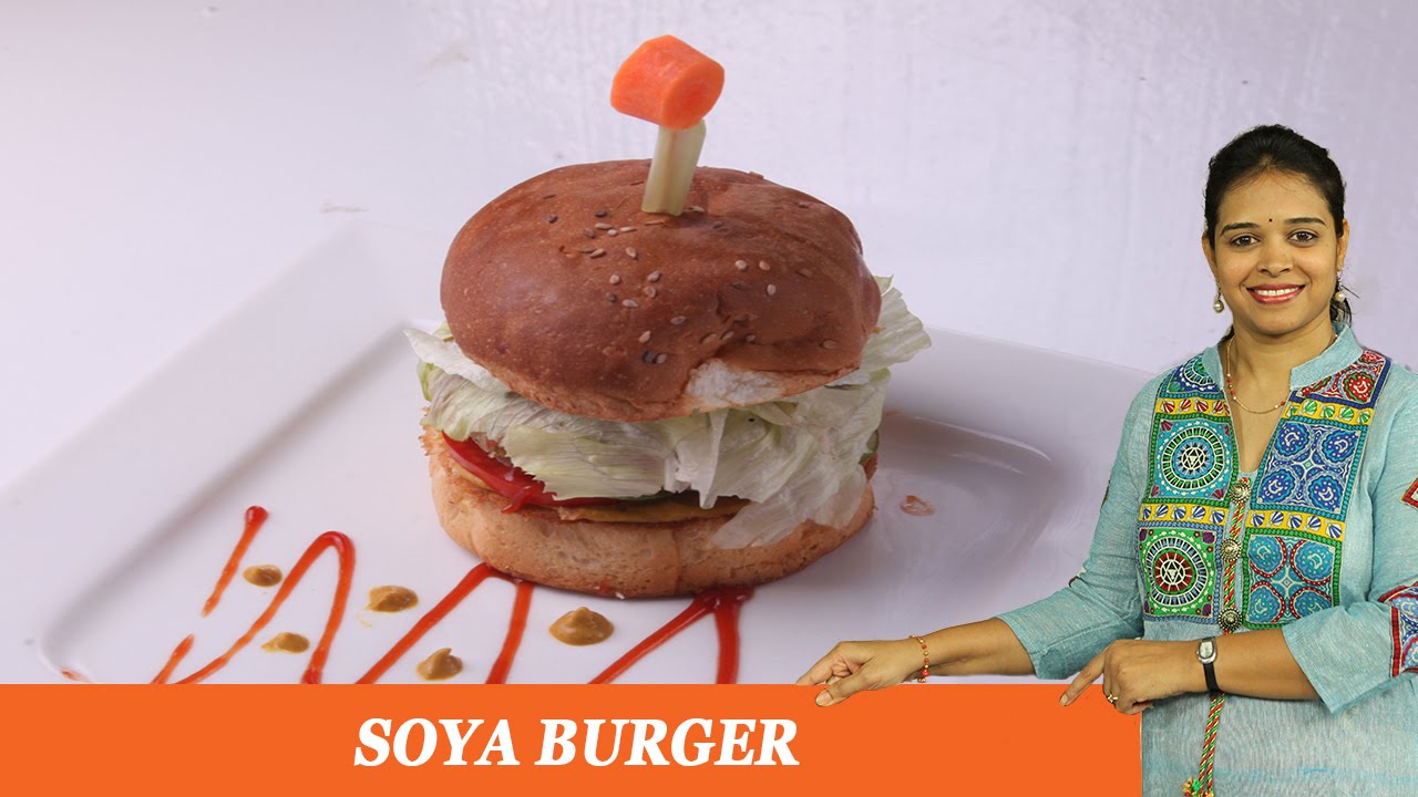 SOYA GRANULES BURGER - Mrs Vahchef