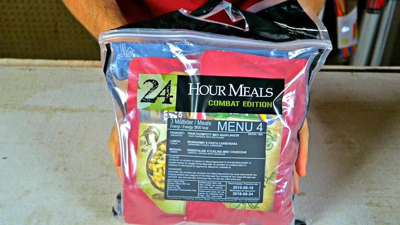 Testing Swedish Military MRE (Meal Ready to Eat)