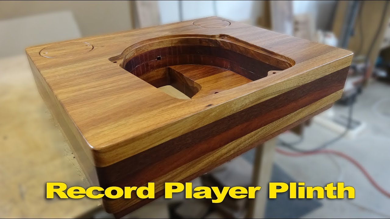 How to make a record player plinth using solid timber - woodworking