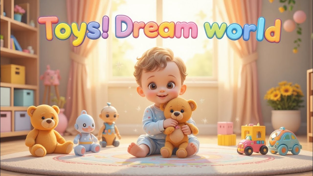 Toy Dream World 🌙 | Magical Bedtime Song for Kids |@BaByMusk 