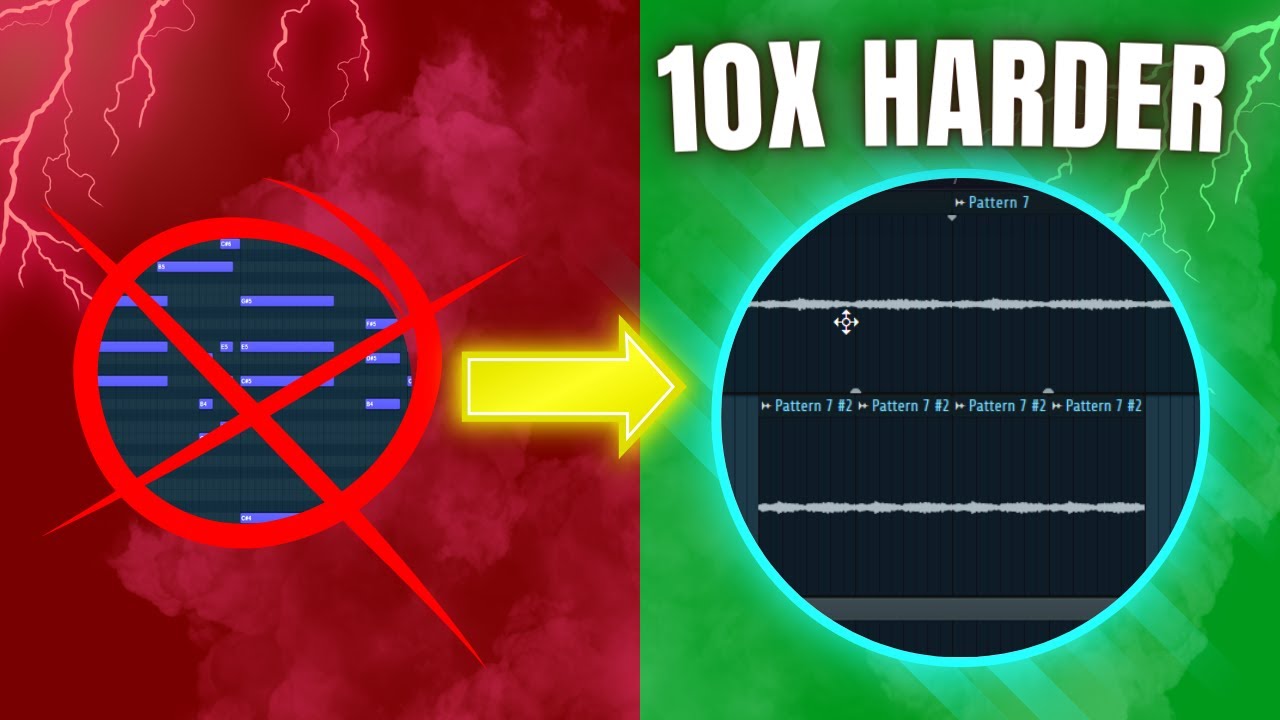 How to make 10x times HARDER Beats (Part 1: The Sample) | FLStudio Tutorial