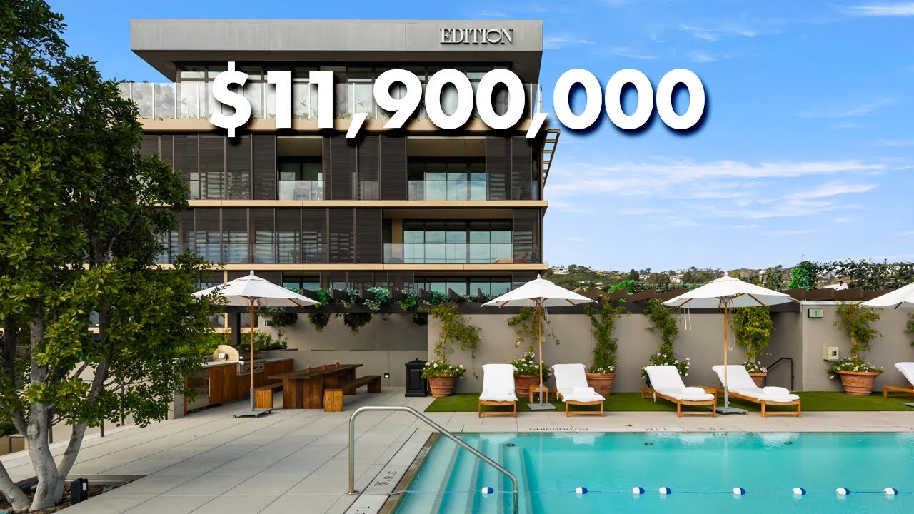INSIDE $11,000,000 Los Angeles Presidential SUITE PENTHOUSE - West Hollywood