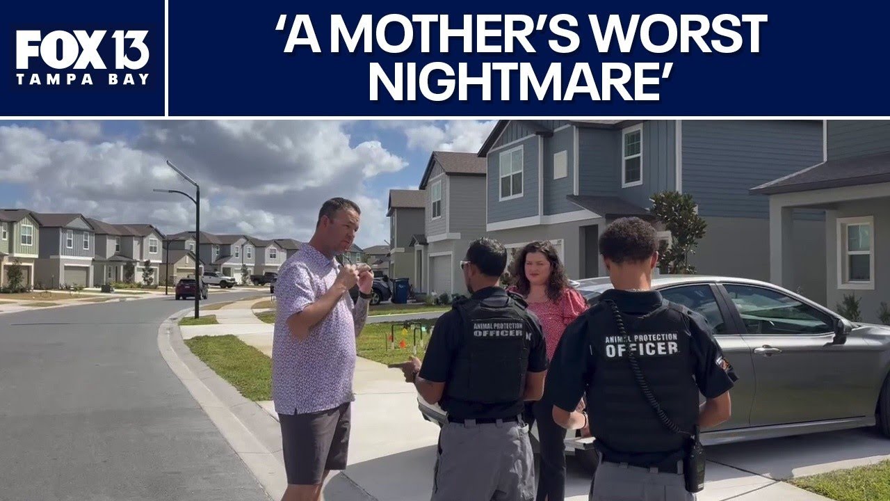 Off-duty Florida officer saves baby from rottweiler attack