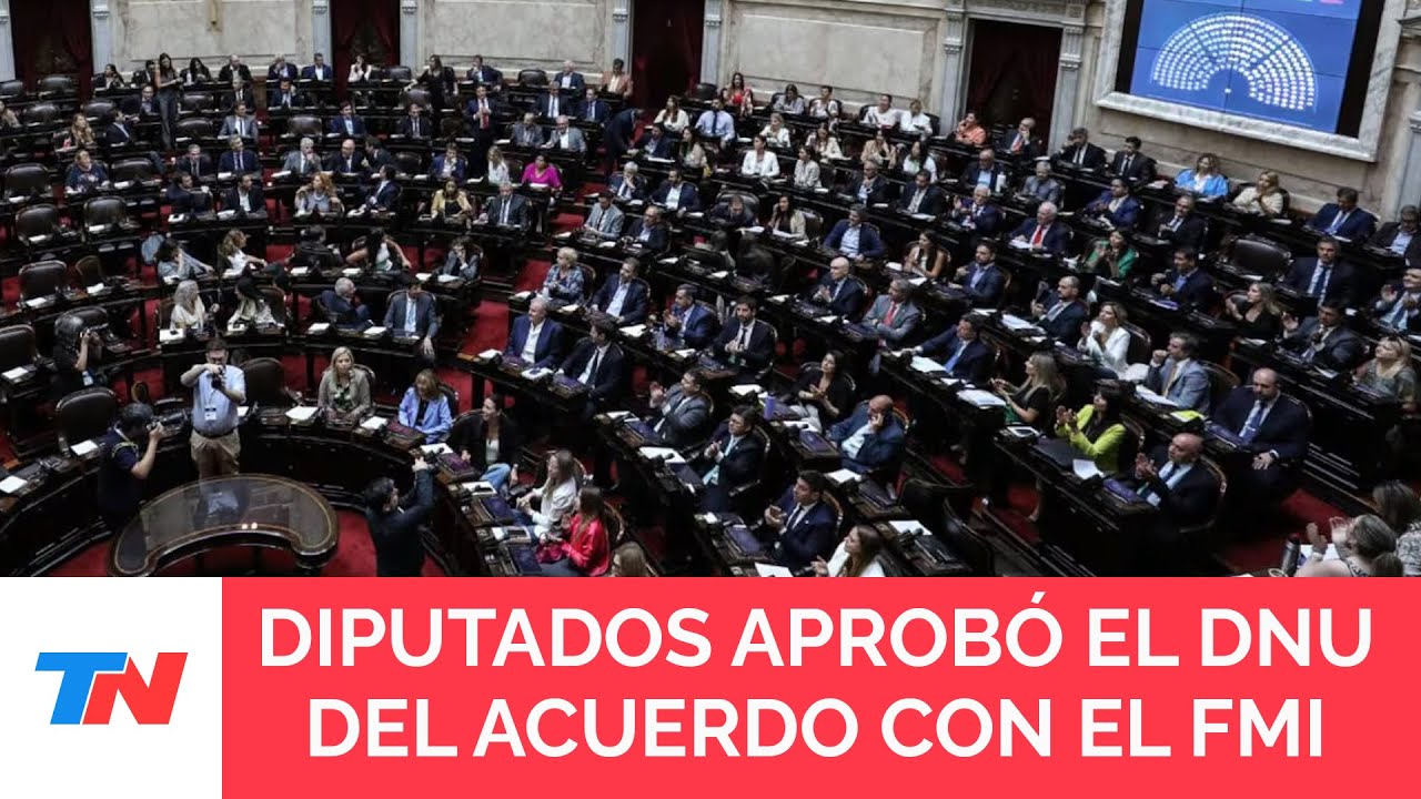 El Gobierno consiguió el aval del Congreso para el DNU que habilita el acuerdo con el FMI