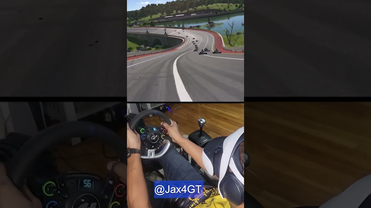 THE Best PSVR 2 EXPERIENCE HANDS DOWN! GO KART RACING THE BEST TRACK IN GRAN TURISMO 7 #shorts