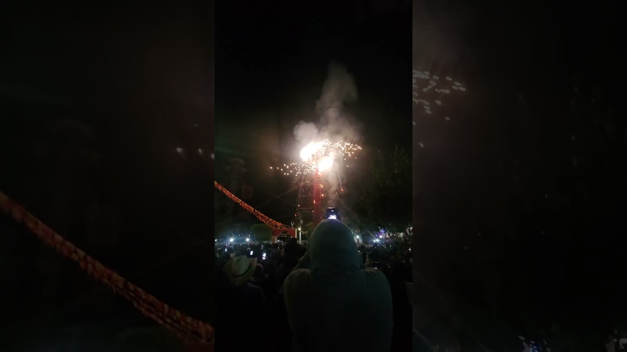 Quema del castillo en San Sebastián Tecomaxtlahuaca 2025💥