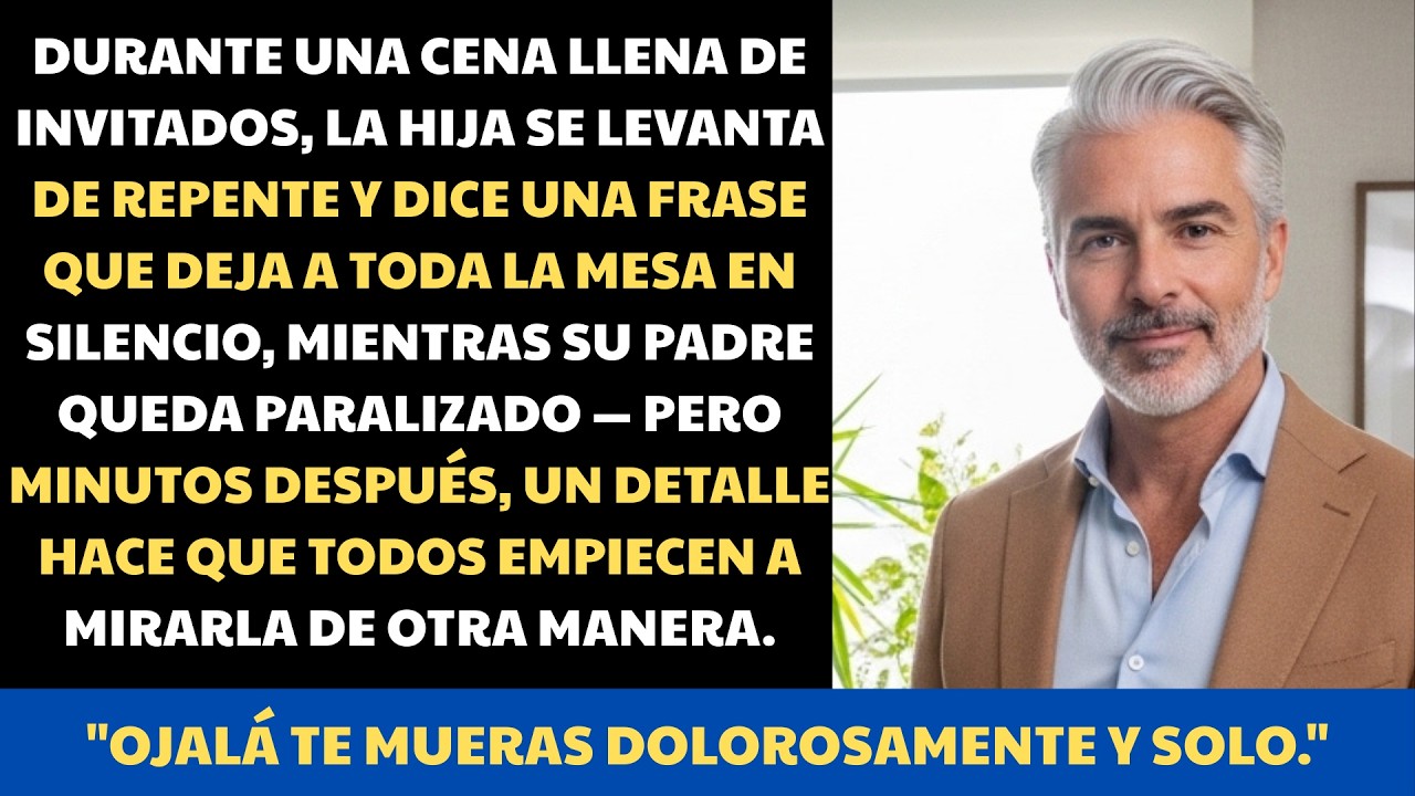 MI HIJA DIJO EN PLENA CENA: “SU PRESENCIA ARRUINA LA COMIDA”…PERO NADIE ESPERABA LO QUE PASÓ DESPUÉS