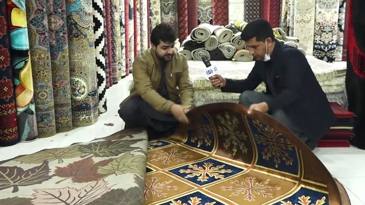 Yama Popal report from Carpet market in Kulula Pushta / گزارش یما پوپل از قالین فروشی در کلوله پشته