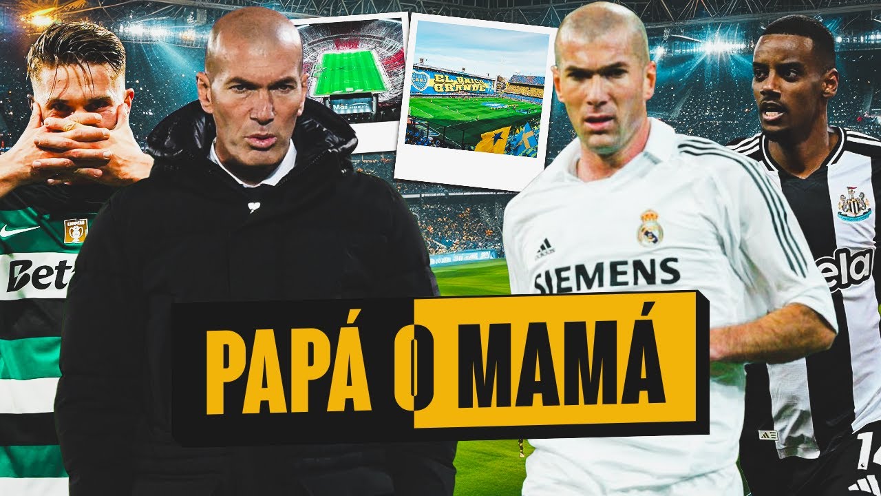 ¿ZIDANE: JUGADOR o ENTRENADOR? ¿ANTONY o LUKEBAKIO? ¿MONUMENTAL o BOMBONERA?
