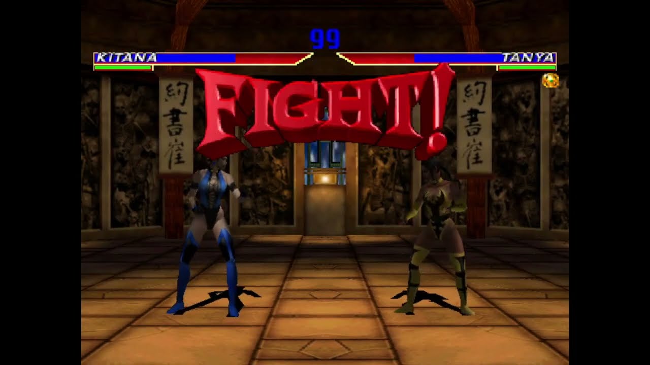 Mortal Kombat Gold Dreamcast: Kitana vs Tanya Series