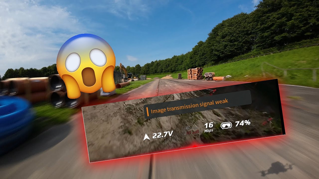 How it feels to lose video signal with a digital FPV drone...
