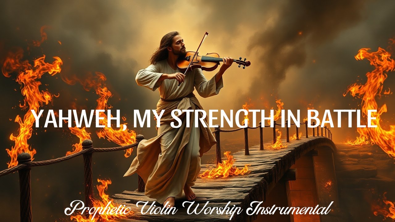 Prophetic Violin Worship Instrumental/YAHWEH, MY STRENGTH IN BATTLE/Background Prayer Music